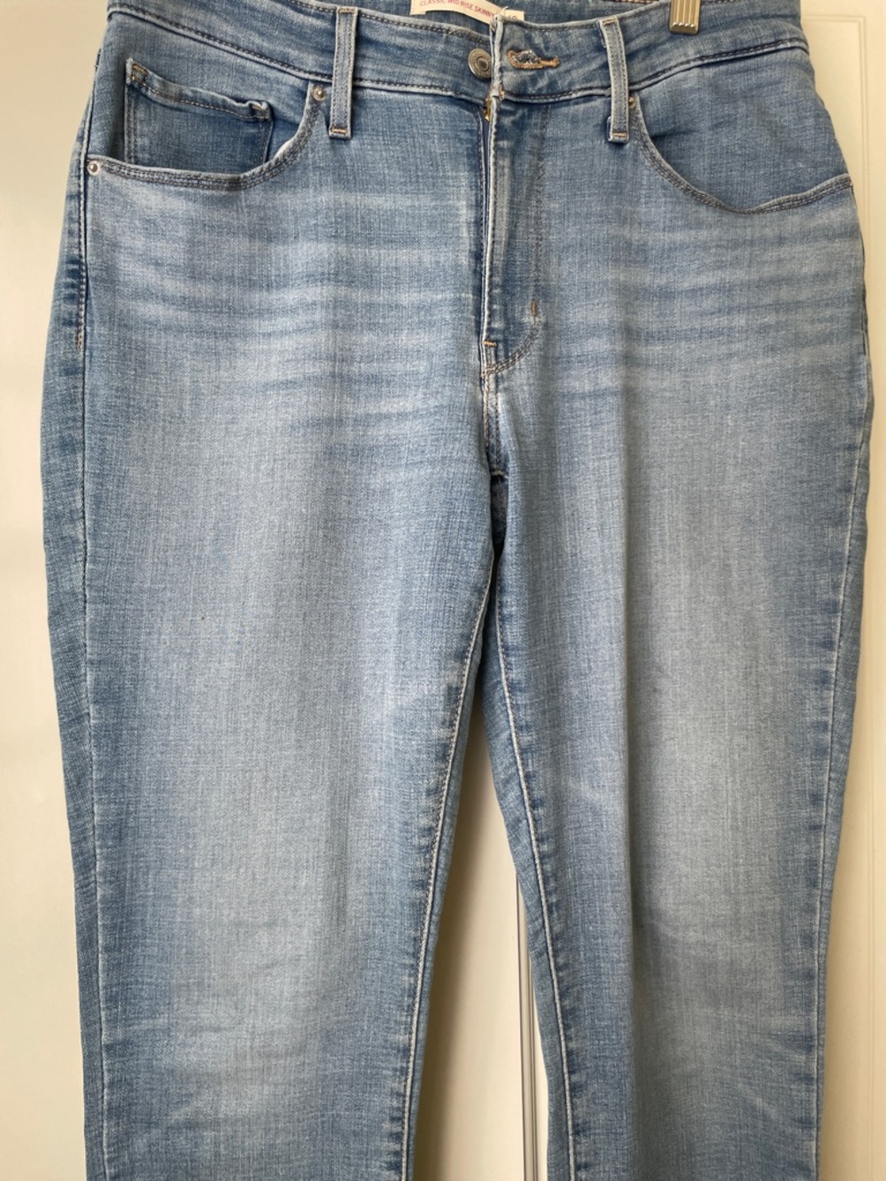 Light Wash Blue Slim Jeans